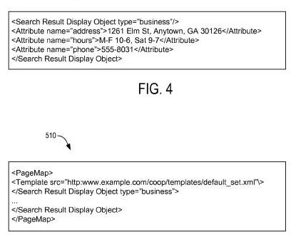 A screenshot of the format for HTML code that might be used in a template for businesses.