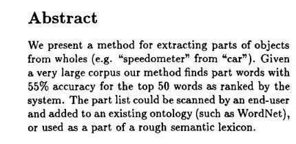 From "Finding parts in very large corpora."