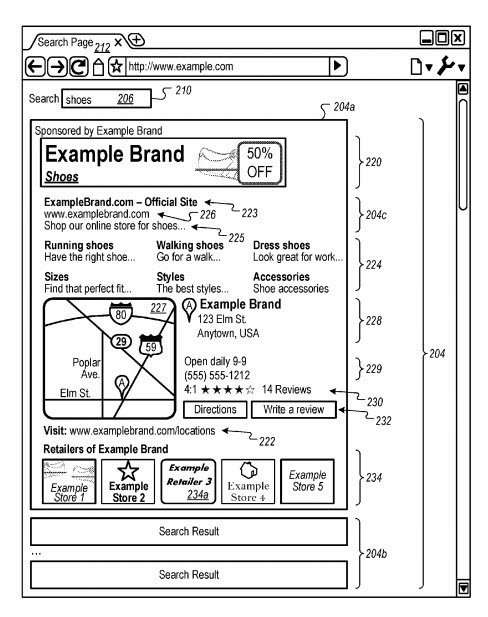 Additional Brand Content in Search Results
