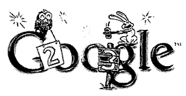 Google New Years Day Logo