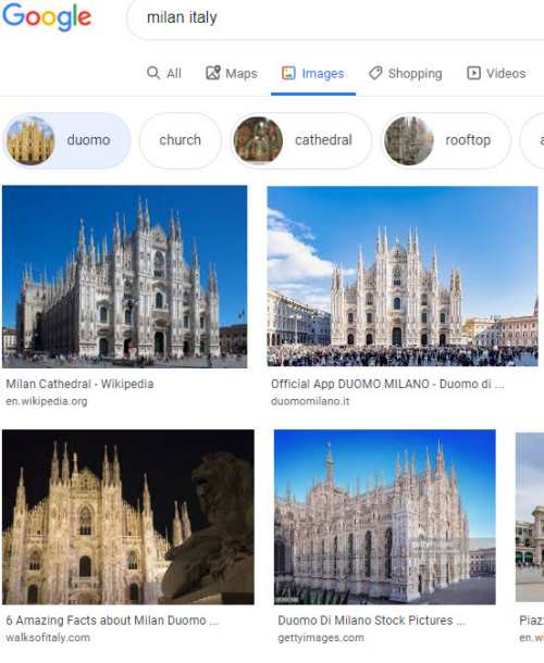 Milan Duomo Attribute Entity