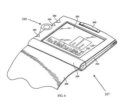 An electronic book with a sensor device that can track where you're viewing on a screen.