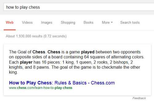 How to Play Chess Results