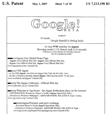link based clustering of Search Results