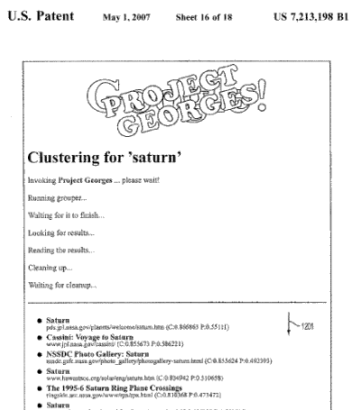 Google with Clustering
