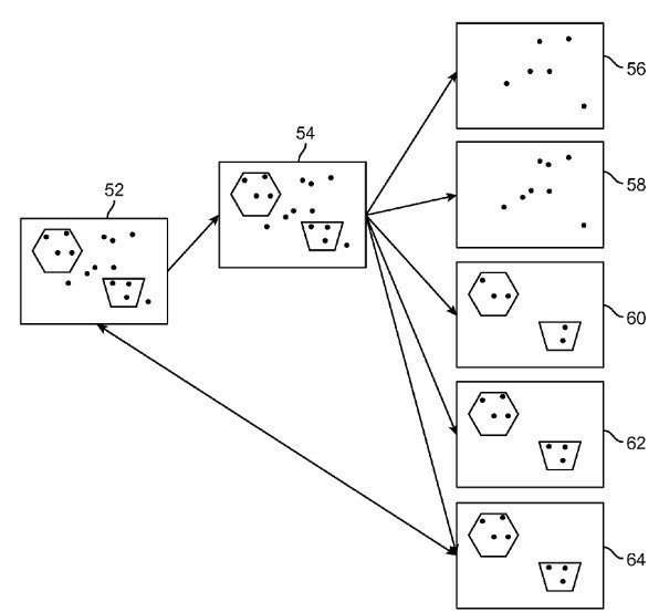 Mapping parts of an image to paste a semantic knowledge base image upon