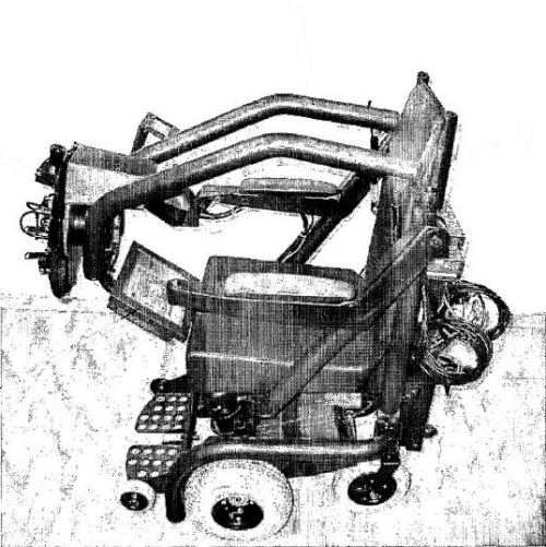 A view of the mobile camera device without a rider.