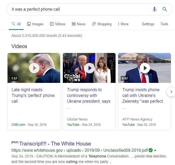 quote searching using videos