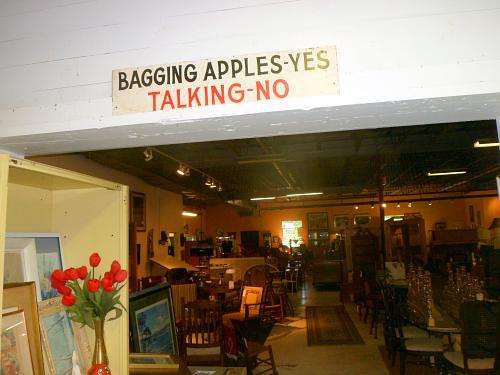 An Antique shop, formerly an apple factory