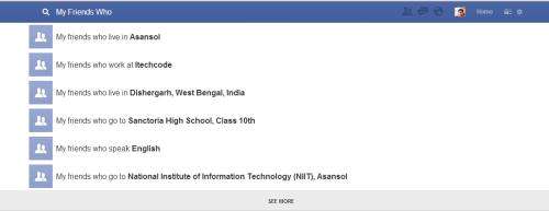 Facebook Graph Search Related questions