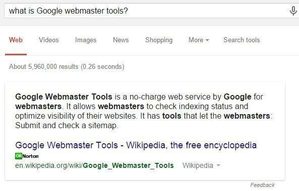 Many of the tools pages and help pages from Google are in direct answers about them, with links to more information about them