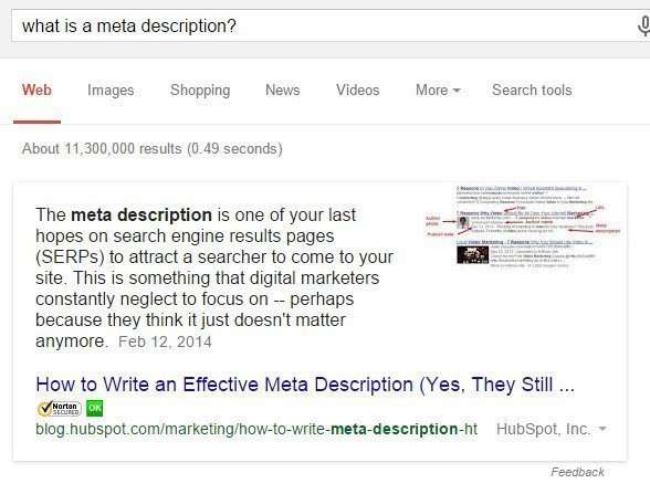 Doing an SEO Audit for a site, it's important to know good practices for different HTML elements of a page, like Meta descriptions.