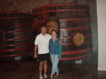 Barry and Donna, my gracious hosts on a tour of Sonoma Valley